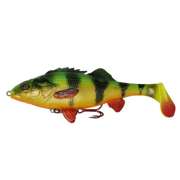 Savage Gear 4D Perch Shad | Firetiger | 12.5cm | 25g Dagaanbieding