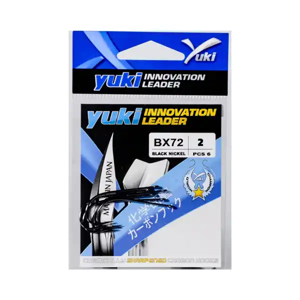 Yuki Hook BX72 | Black/Nickel | Haakmaat 2 | Haak Hoge Kwaliteit