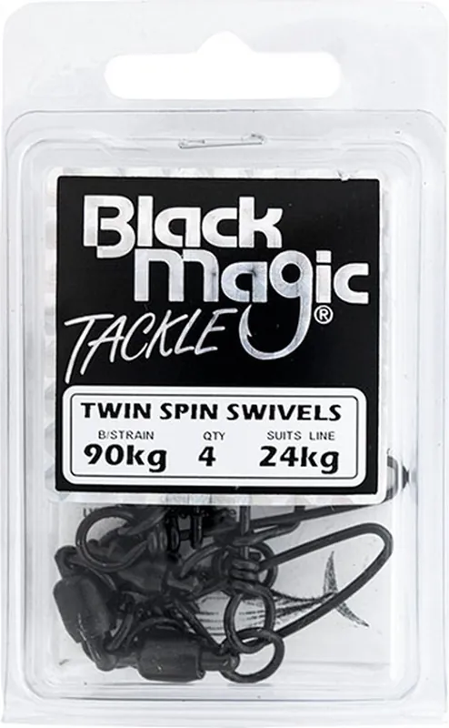 Shop Nu Black Magic | Twin Spin | Kogel gelagerde speldwartel 90kg 4stuks