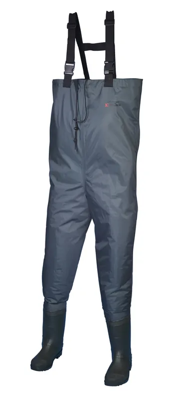 Betaalbaar Shakespeare Sigma Nylon Chest Wader - Blauw - Slijtvast - Maat 44