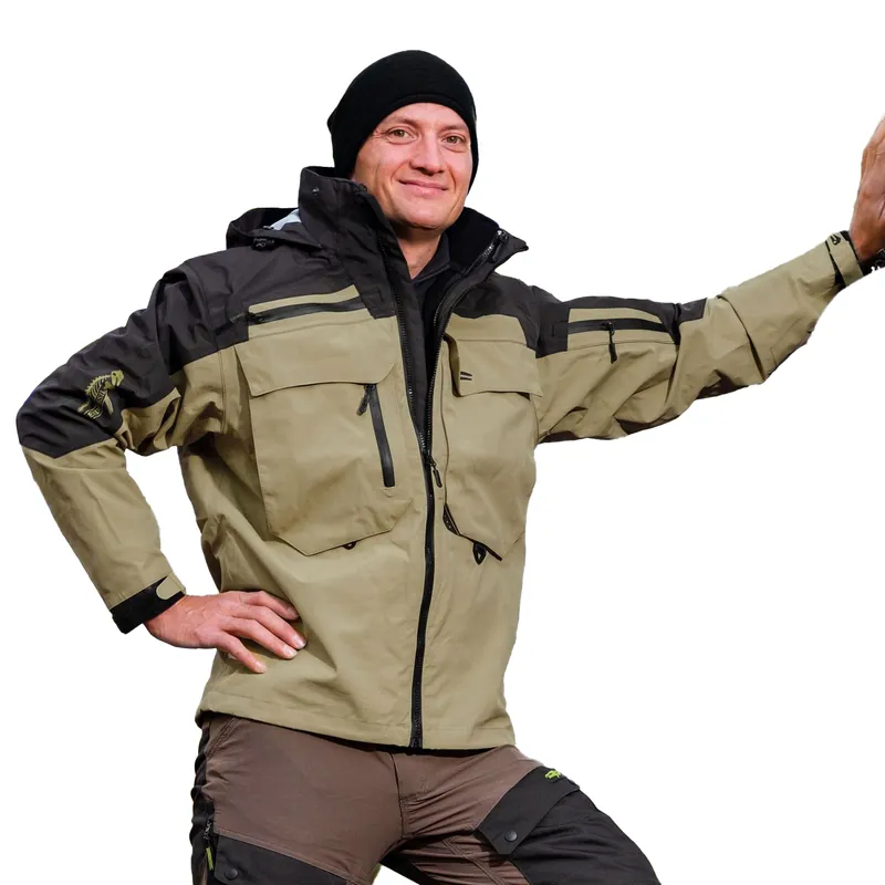Alleen Vandaag Legendfossil Outdoorjack Kenai - Waterdicht Outdoorjack - Fleecevoering - Winddicht - Desert Black - L