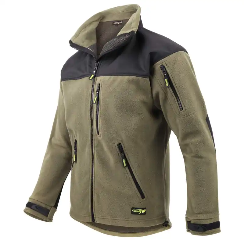Betaalbaar Legendfossil - Fleecejack Kalmar - Waterafstotend - Anti Pilling - Olive Black - XXL