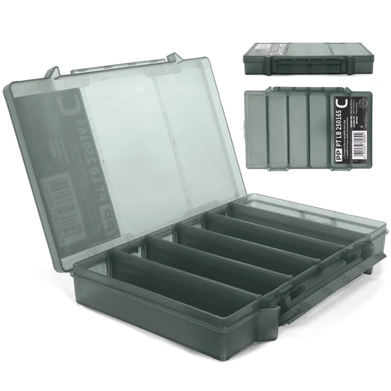 Bestseller Eurocatch Pro-Tackle LureBox- Viskoffer - 25G Verticaal 25x16x3,6cm Grey