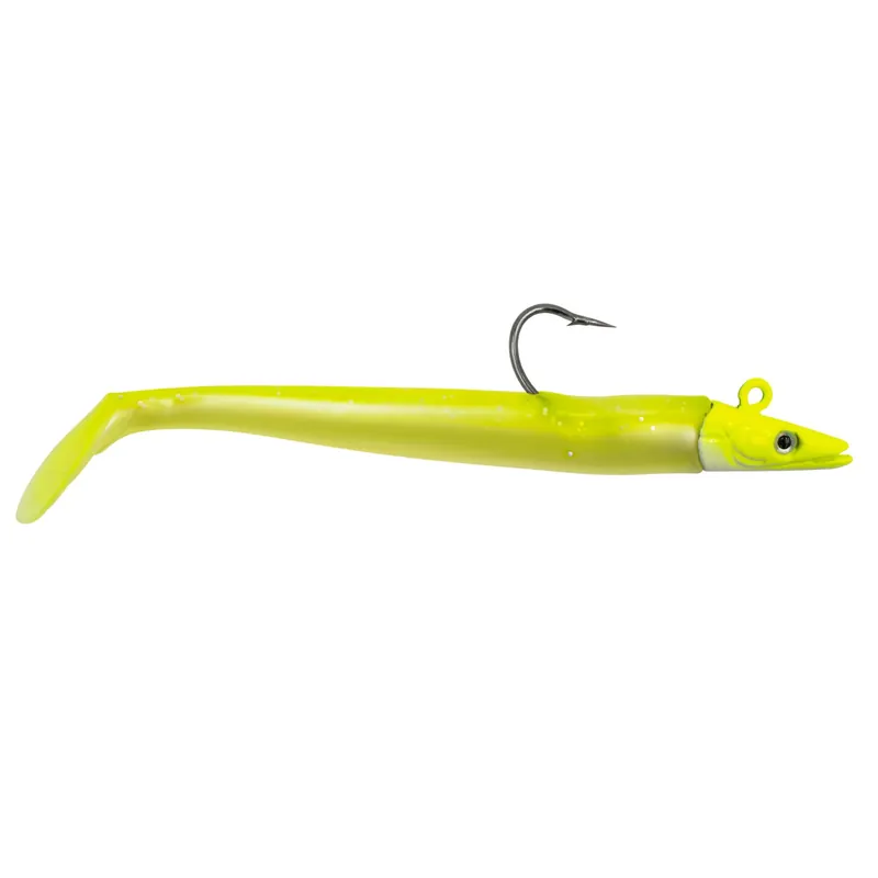 Laatste Versie Team Deep Sea - Sandeel Shad - 12cm -16gr - 1st - Yellow