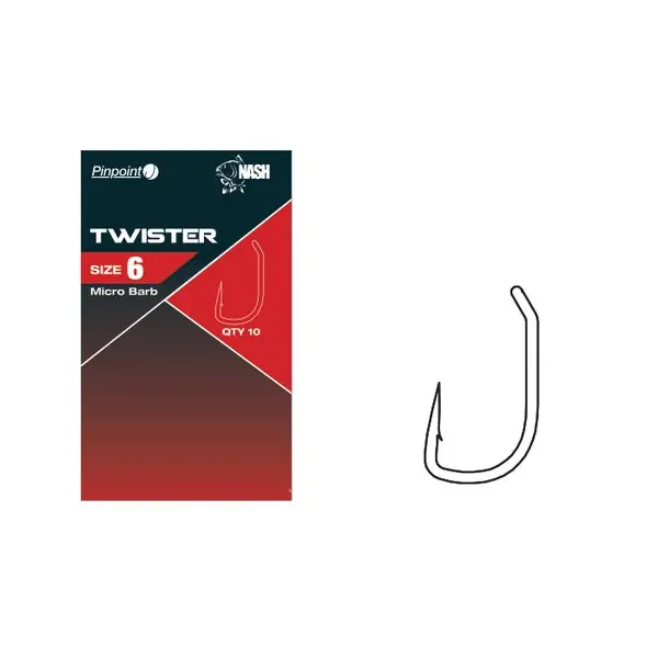 Nash - Twister Hook - Maat 2 Flitsaanbieding