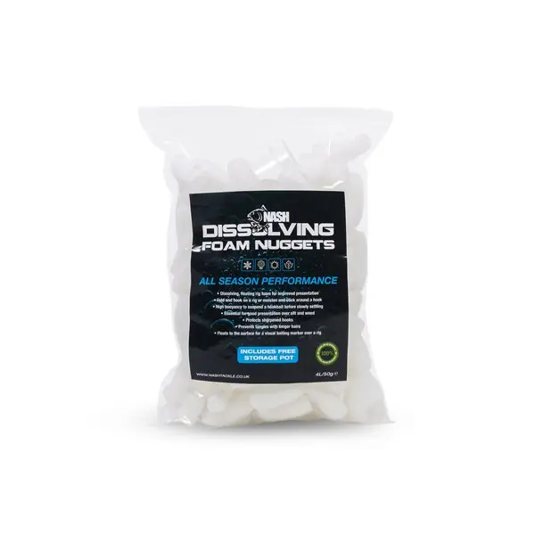 Nash - Dissolving Foam Nuggets - PVA Korting