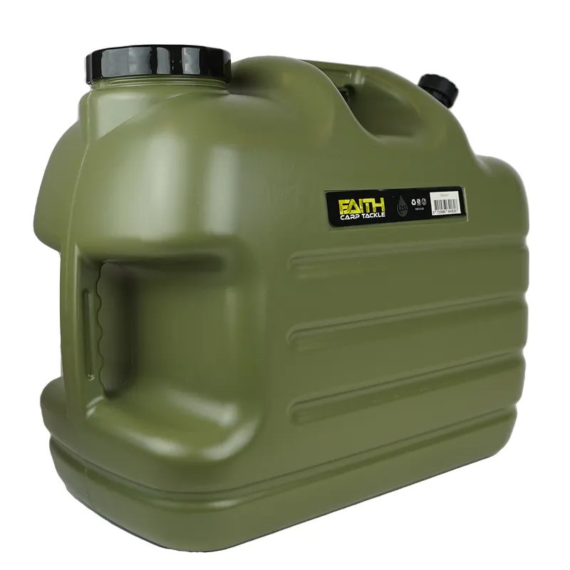 Faith Jerrycan met Kraan 25L - Polyethyleen Groen - Voedsel-Veilig - Watertank Premium