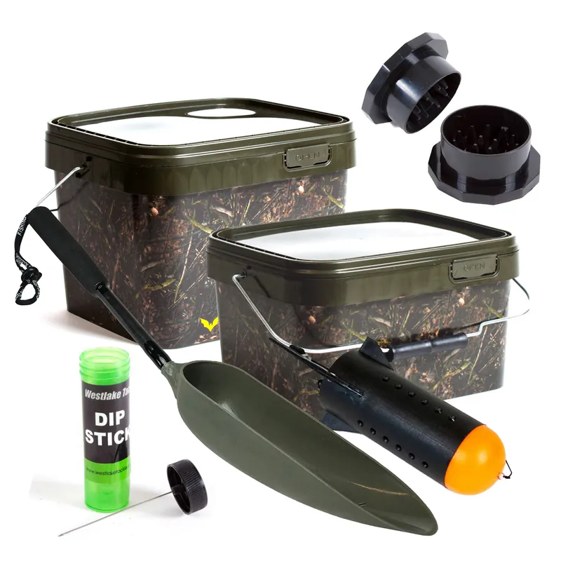 Beste Prijs X2 Partical Scoop Set - Voerschep - Dipstick - Spodrocket - Bewaaremmers