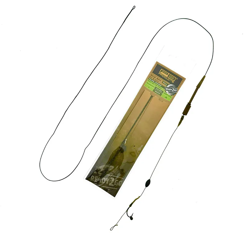 Uitverkoop PB Products R2G Inline SR Leader 90/ Shot On The Hook Overloaded Rig - Size 4 - 2st. - Weed