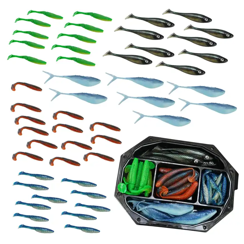 Fish-xpro Softbait Set - Snoek - 10-20cm +/- 30 stuks Fabrieksprijs