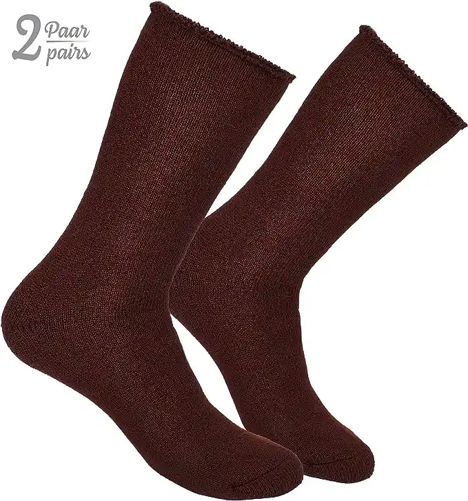 2-Paar Brubaker Thermosokken - Heat my Feet Seizoensaanbieding