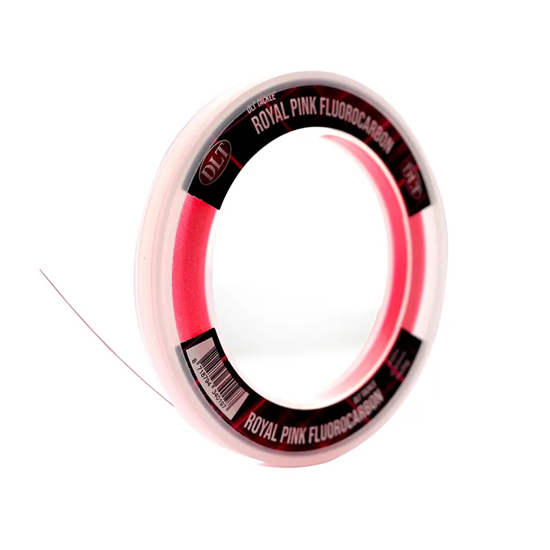 DLT Royal Pink | Fluor Carbon Lijn - 200m 0.35mm 9.75kg Trekkracht Laatste Kans