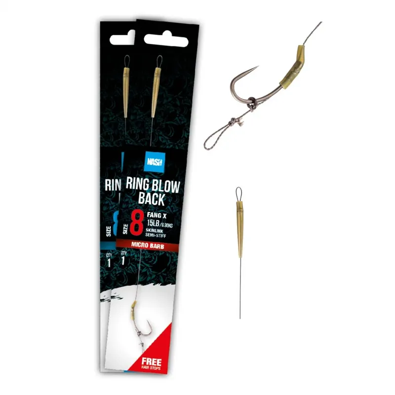 Beperkte Voorraad Nash Ring Blow Back Rig - Size 2