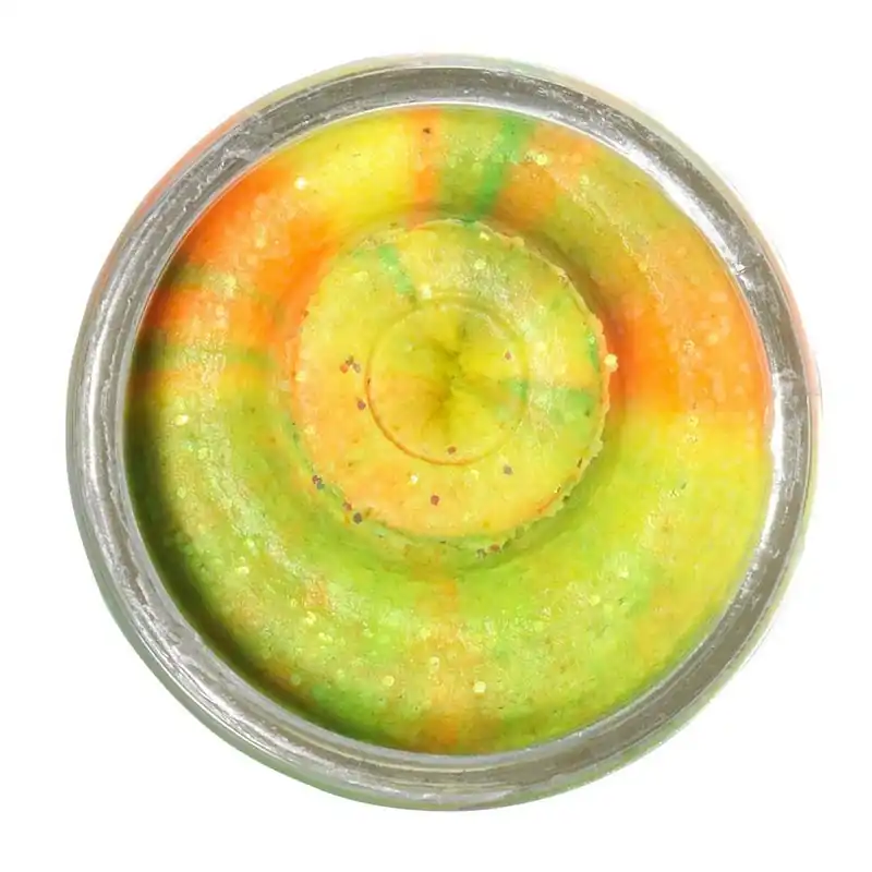 Laatste Kans Berkley Natural Glitter Troutbait - Garlic - Rainbow Glitter