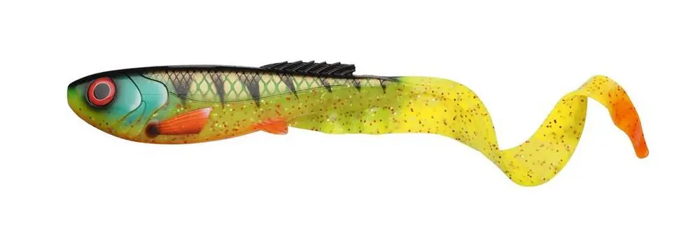 Abu Beast Curltail - 21cm - 1pcs - Firetiger Lage Prijs