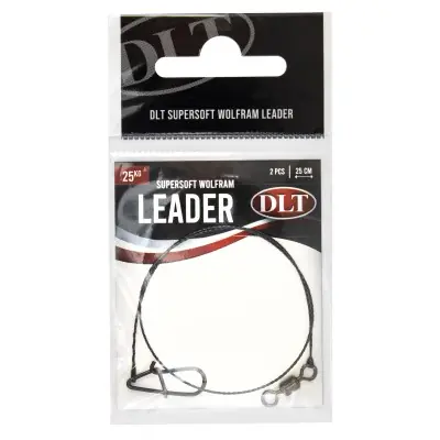 DLT Supersoft Wolfram Onderlijn 25cm 10kg 2pcs Beste Prijs