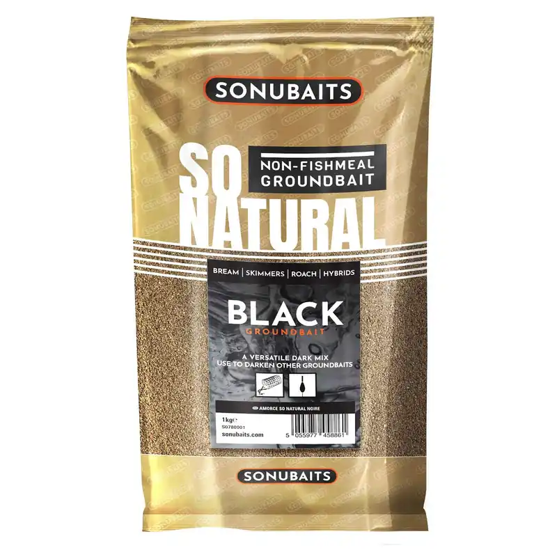 Sonubaits So Natural - Black - 1kg Laatste Versie