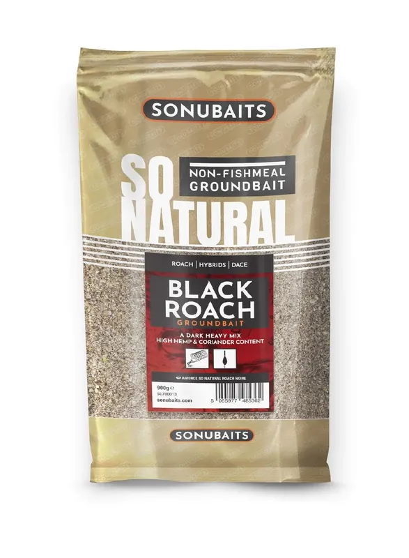 Sonubaits So Natural - Black Roach - 900gr Alleen Vandaag