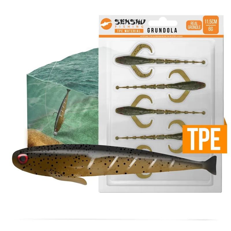 Favoriet Senshu Grondel 11,5cm - 6gr - 5 Stuks - Real Grondel