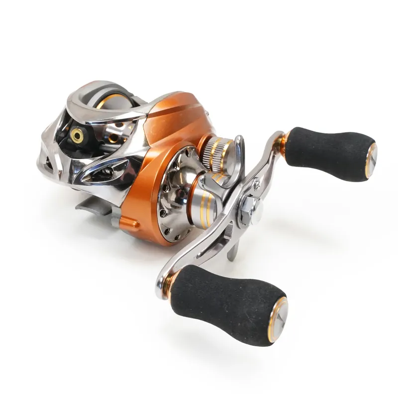 Traxis Baitcaster Reel - Gold - Left Hand Snelle Levering