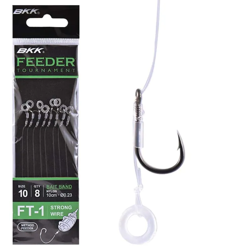 BKK Feeder Tournament - FT-1 Bait Band Rigs - Size 14# Lage Prijs