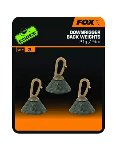 Gereduceerde Prijs Fox Edges Downrigger Back Weights 57g x 3
