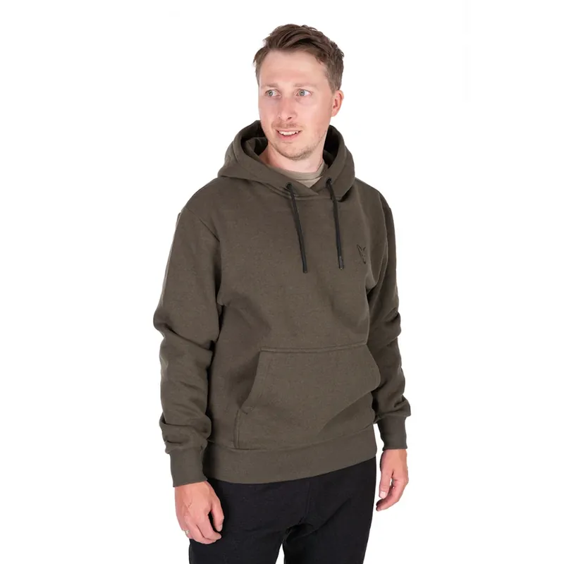 Fox Collection Hoody - Green/Black - M Korting
