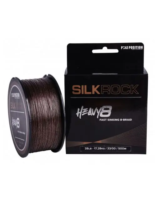 Pole Position Silkrock Heavy 8 - Brown - 0,33mm - 1000m Voordeelprijs