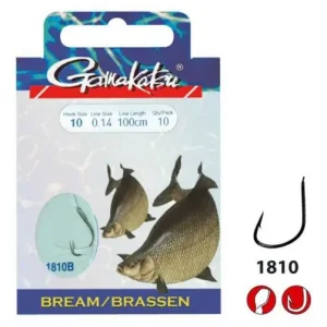 Gamakatsu Booklet Bream Feeder 1810B - Size #14-0.14mm - 100cm Dagaanbieding