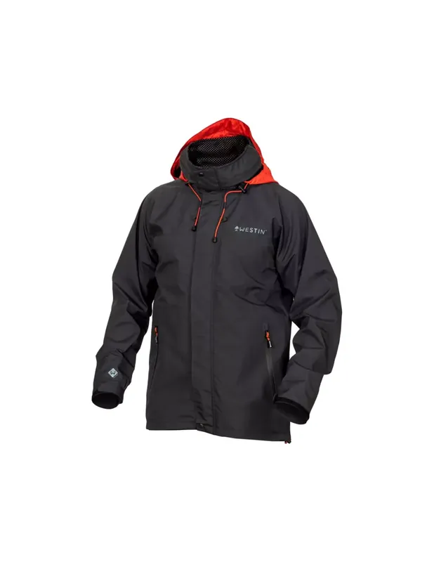 Actieprijs Westin W6 Rain Jacket - M - Steel Black
