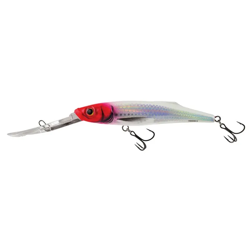 Korting Salmo Freediver - Super Deep Runner - 9cm - Holographic Red Head