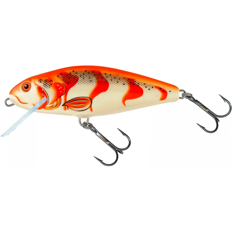 Salmo Perch - Floating - 8cm - Albino Perch Beperkt Aanbod