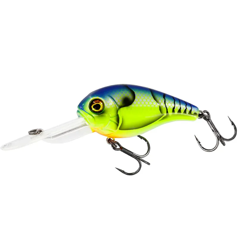 Westin Megabite - DR Crankbait - 6cm - 19g - Floating - Chartereuse Blue Craw Hoge Kwaliteit