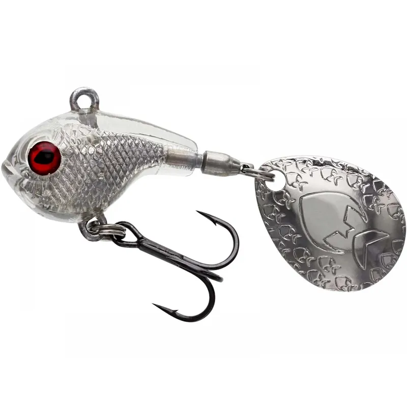 Hoge Kwaliteit Westin Dropbite - Spin Tail Jig - 3,4cm - 17g - Crystal