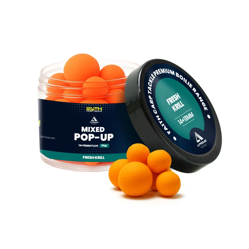 Meest Verkocht Faith A-Prime Pop-Ups - 14+18mm - 150ml - Fresh Krill