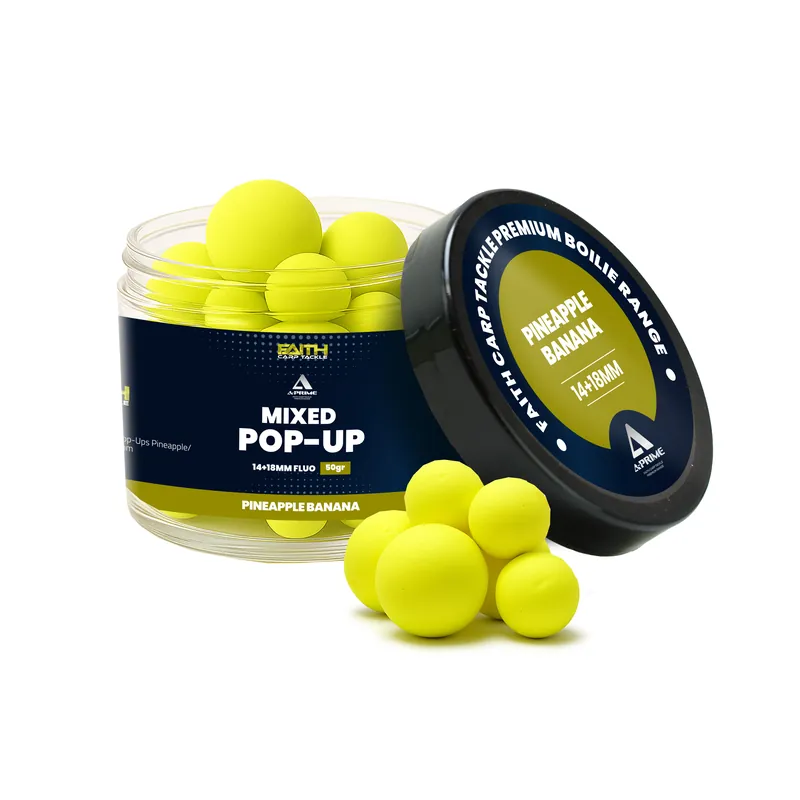 Faith A-Prime - Banana/Pineapple - Pop-Ups - 14+18mm - 150ml Nieuw