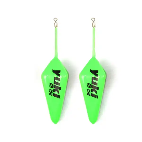 Express Levering Yuki Piramide Lood - 2 stuks - Green Glow - 2x 90g