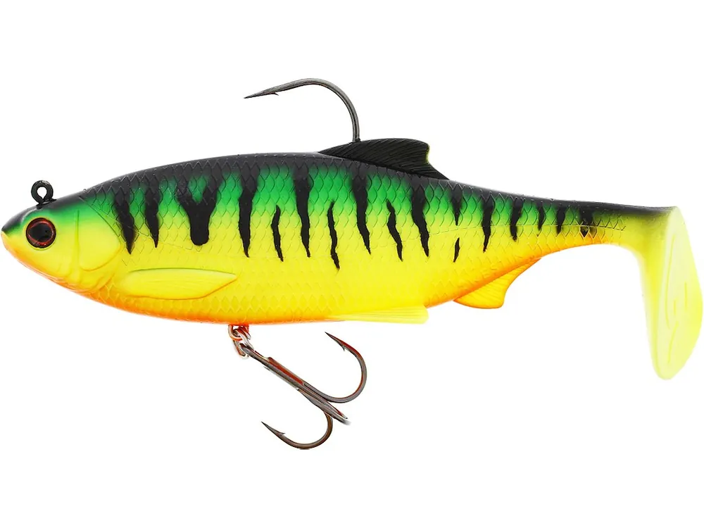 Koopje Westin - Ricky The Roach Shadtail R2F - 14Cm 57g - Firetiger - 1Pc - Sinking