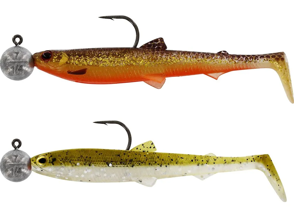 Westin - Bullteez Shadtail - R 'N R - 9.5Cm #4/0 7G - Clear Water Mix 5 - 2Pcs Direct Beschikbaar