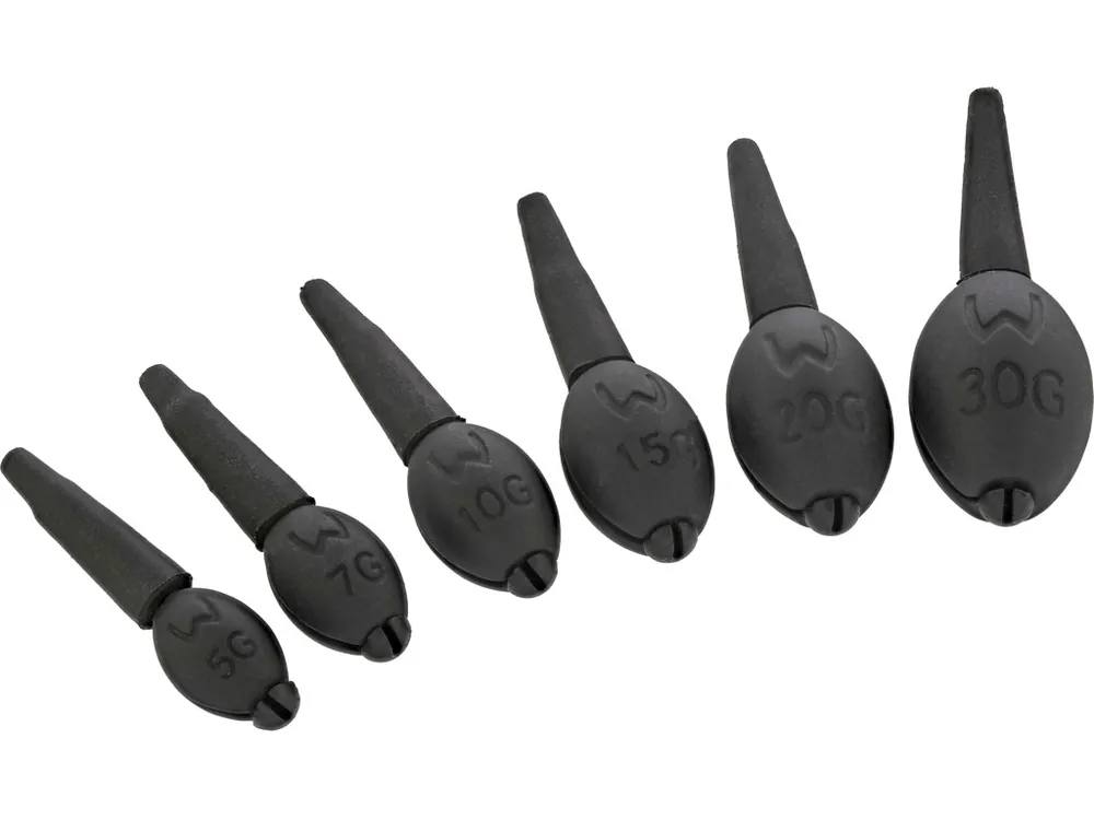 Westin - Adjustable Float Weights Lead - 30G/1 1/2Oz - Matte Black - 2Pcs Fabrieksprijs