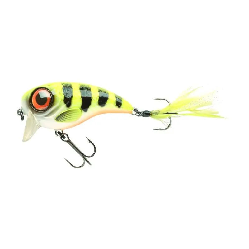 Speciale Aanbieding Spro Fat Iris 80 - Hot Perch - 8 cm - 39g