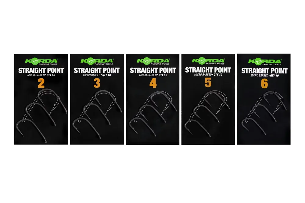 Korda Straight Point - Barbed - Size 4 Tijdelijk Beschikbaar