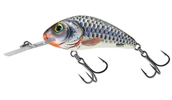 Salmo Rattlin' Hornet Floating - 4,5cm - Silver Holographic Shad Beperkte Voorraad