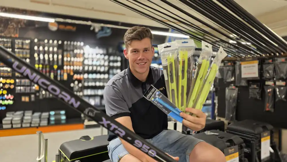 JVS Vaste Hengelset 9,50m - Samengesteld door Christiaan uit winkelfiliaal Steenwijk Aanbieding