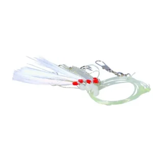 Favoriet ALBATROS HENGELSPORT Makreel onderlijn 5 haken White Glitter White Glitter -10 stuks