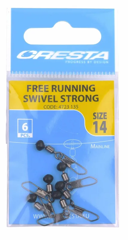 Seizoensaanbieding CRESTA Free Running Swivel Extra Strong (6stuks) Maat 16 - 6st