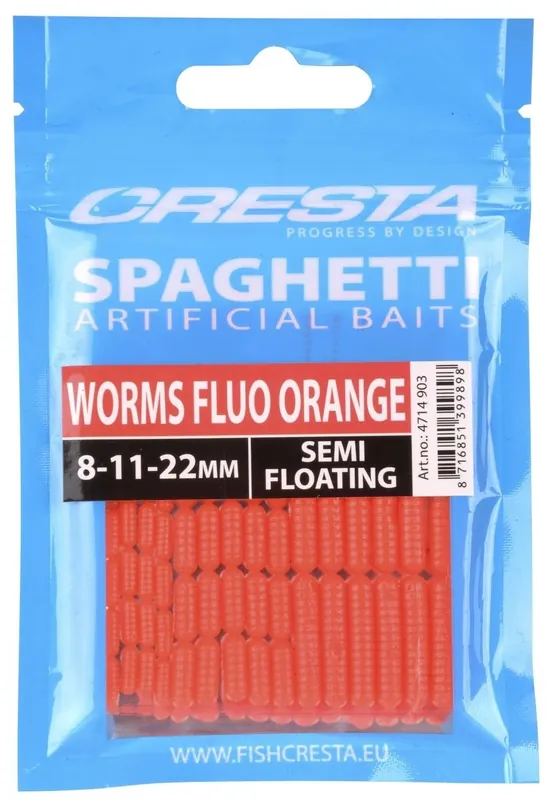 Direct Verzonden CRESTA Spaghetti Worms BLOOD RED