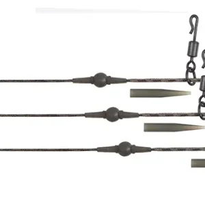 Favoriet FOX Submerge Naturals Heli-Clip Rigs (3stuks) 30lb