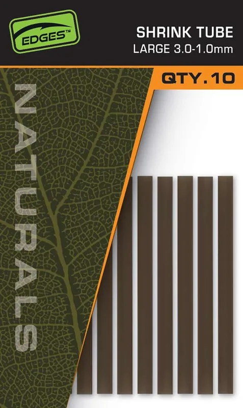 Alleen Vandaag FOX Edges Naturals Shrink Tube LARGE 3.0-0.8mm