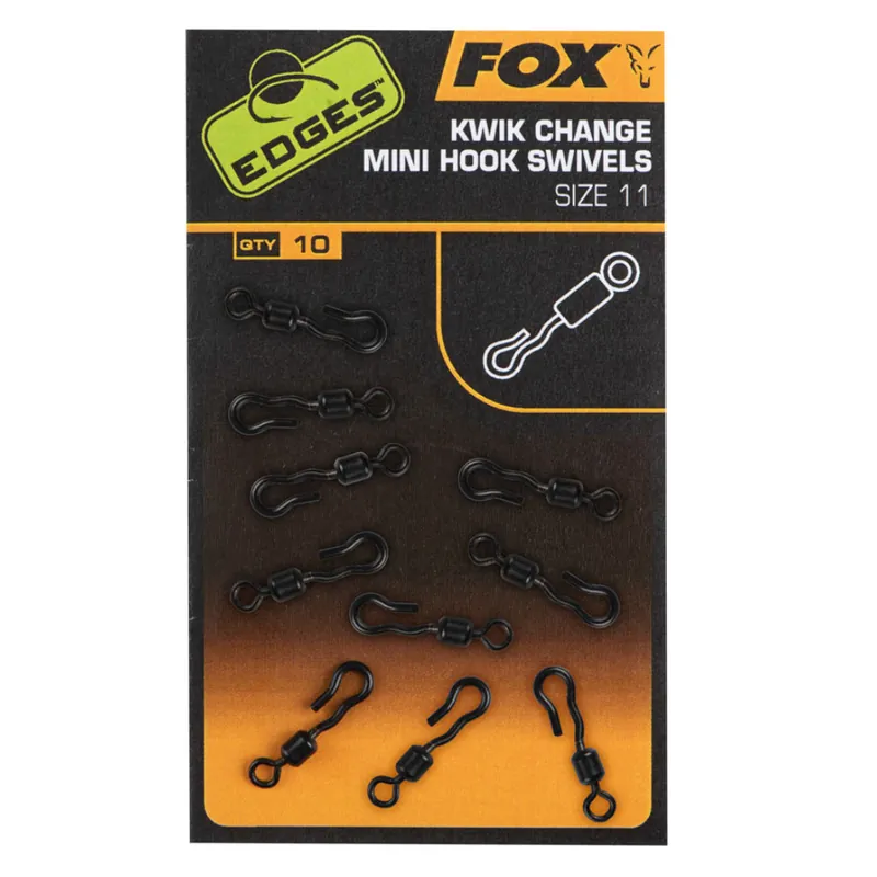 FOX Kwik Change Mini Hook Swivel (10stuks) Lage Prijs